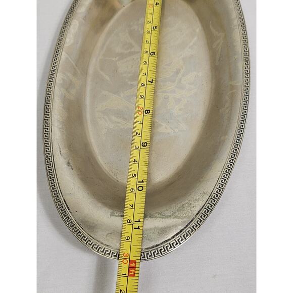 BRS Sheffield Apollo Nickel Silver Tray #3198 - Vintage Made In USA - Picture 11 of 14